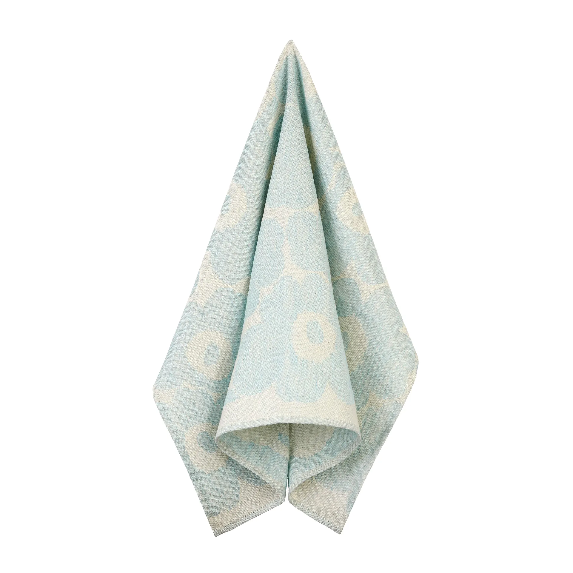 Pieni Unikko Geschirrtuch Baumwolle-Leinen 50 x 70cm, Off white-light blue Marimekko
