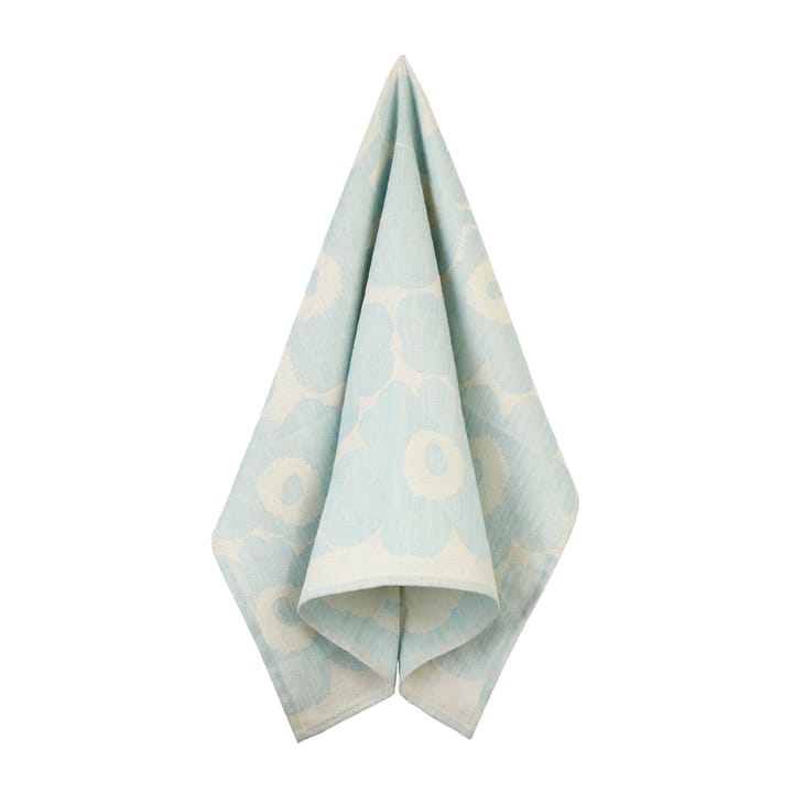 Pieni Unikko Geschirrtuch Baumwolle-Leinen 50 x 70cm - Off white-light blue - Marimekko