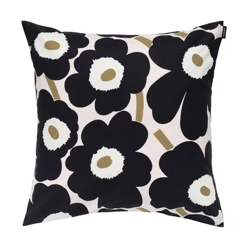 Pieni unikko Kissenbezug 50x50 cm - Pink-charcoal-light brown - Marimekko