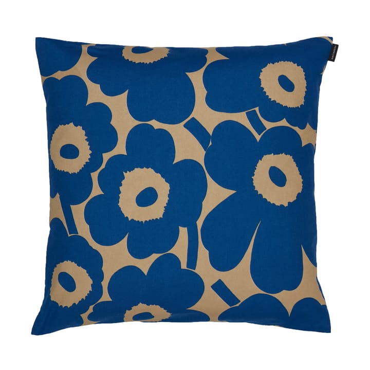 Pieni Unikko Kissenbezug 50x50cm - Brown-blue - Marimekko