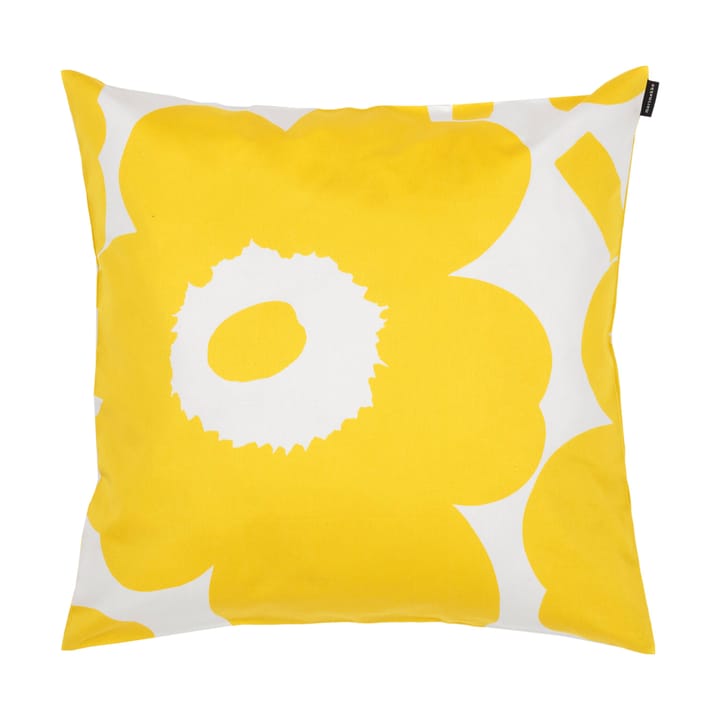 Pieni Unikko Kissenbezug 50x50cm - Cotton-spring yellow - Marimekko