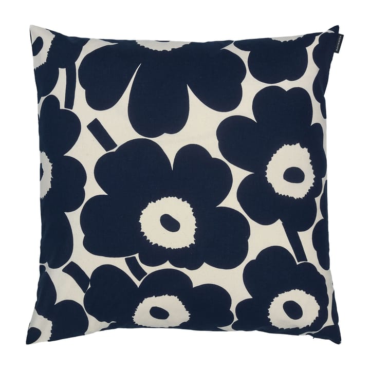 Pieni Unikko Kissenbezug 50x50cm, Dunkelblau-Cotton Marimekko