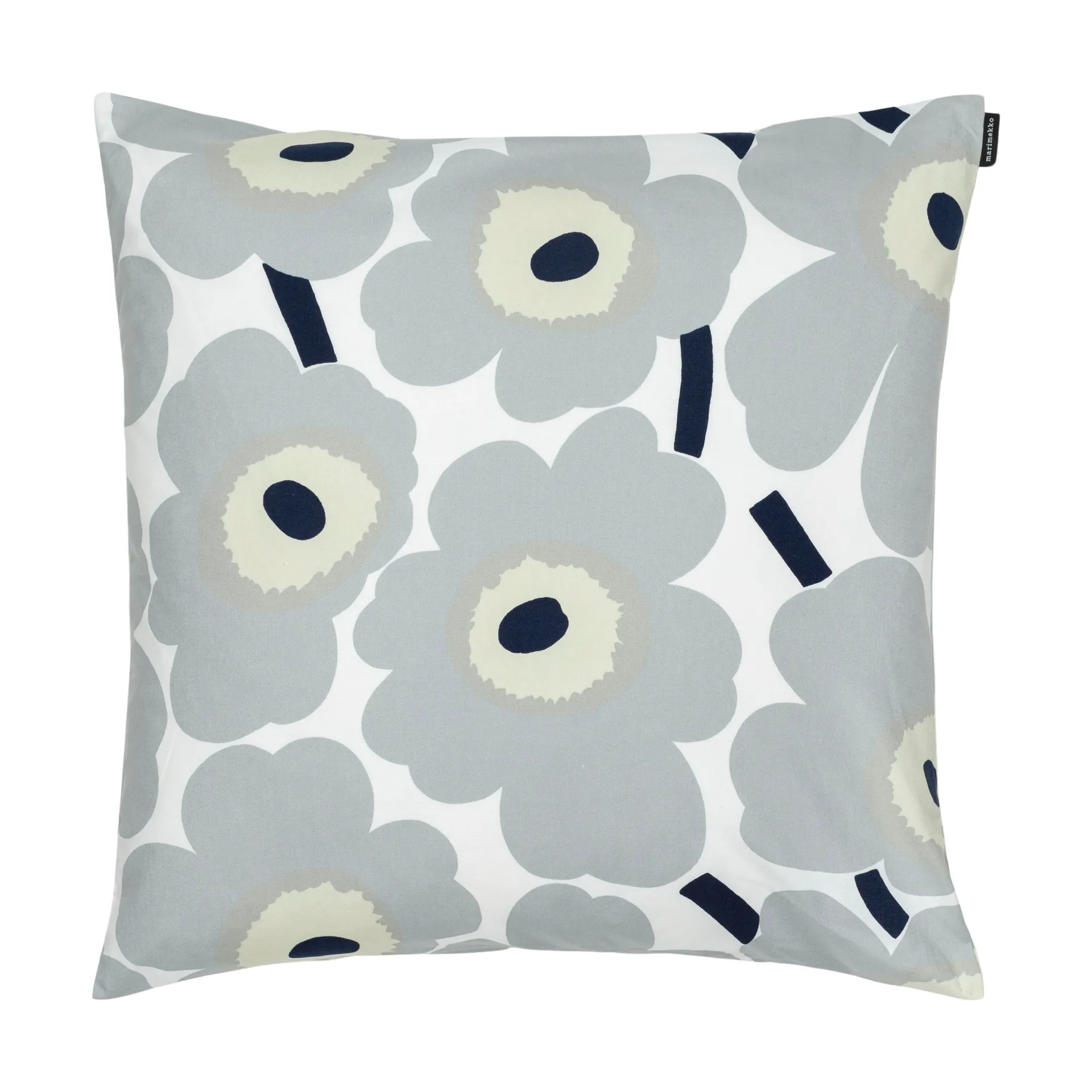 Pieni Unikko Kissenbezug 50x50cm, Grey-sand-dark blue Marimekko
