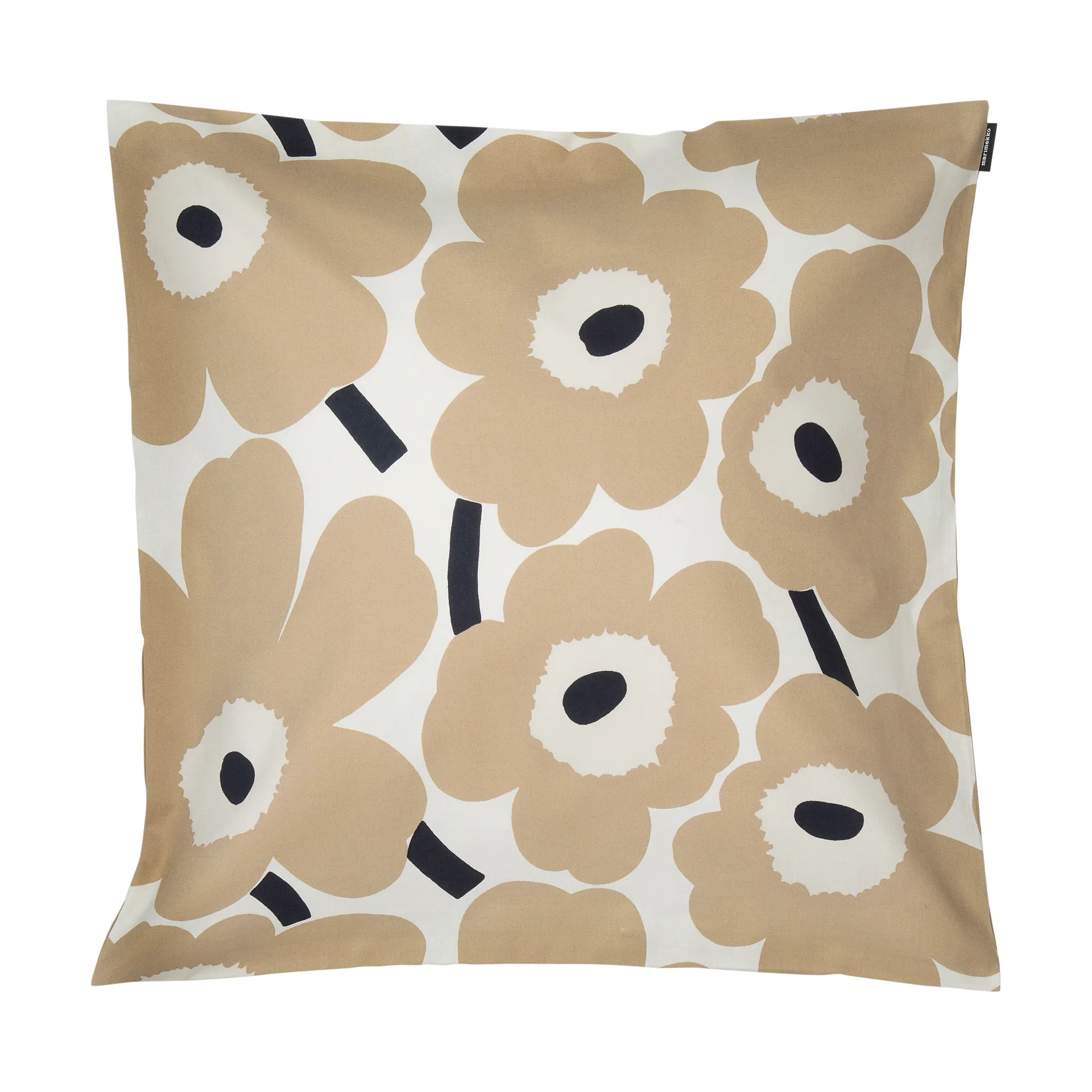 Pieni Unikko Kissenbezug 50x50cm, Off white-beige-dunkelblau Marimekko
