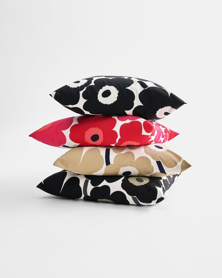 Pieni Unikko Kissenbezug 50x50cm, Off white-beige-dunkelblau Marimekko