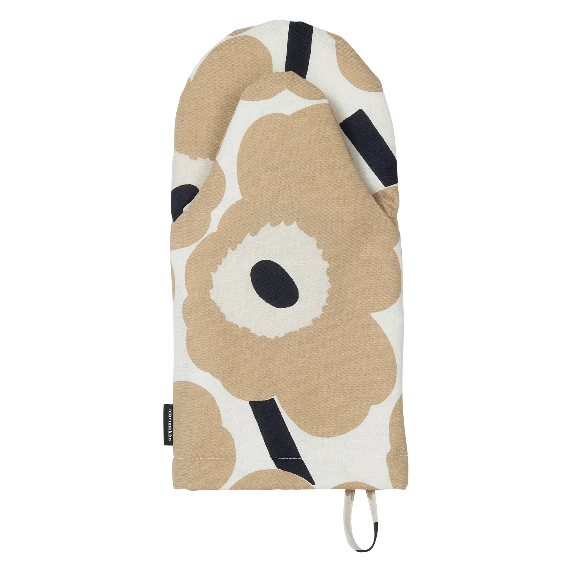 Pieni Unikko Ofenhandschuh, Off white-beige-dunkelblau Marimekko