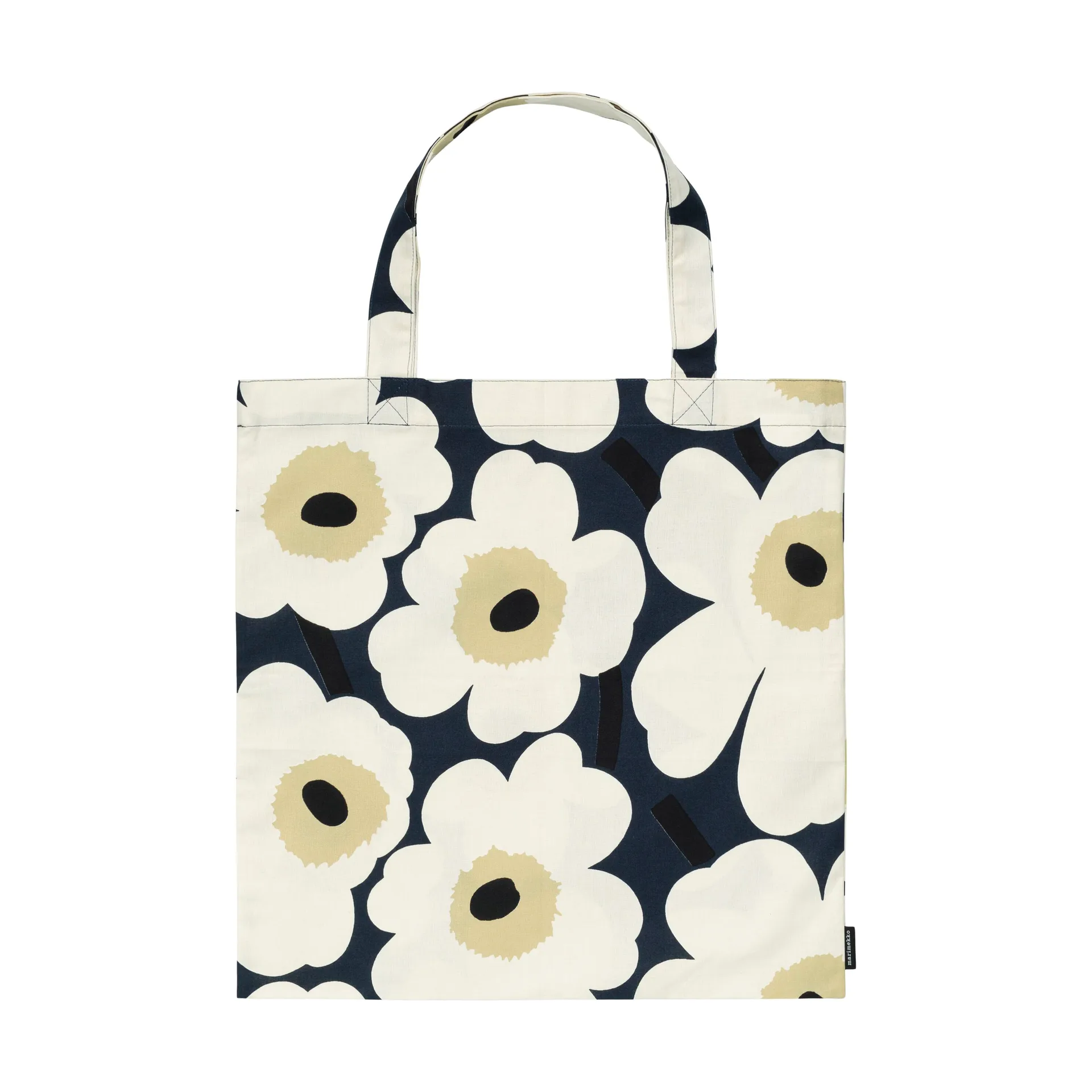 Pieni Unikko Tasche 44x43 cm, Midnight blue-Cream-Hay Marimekko