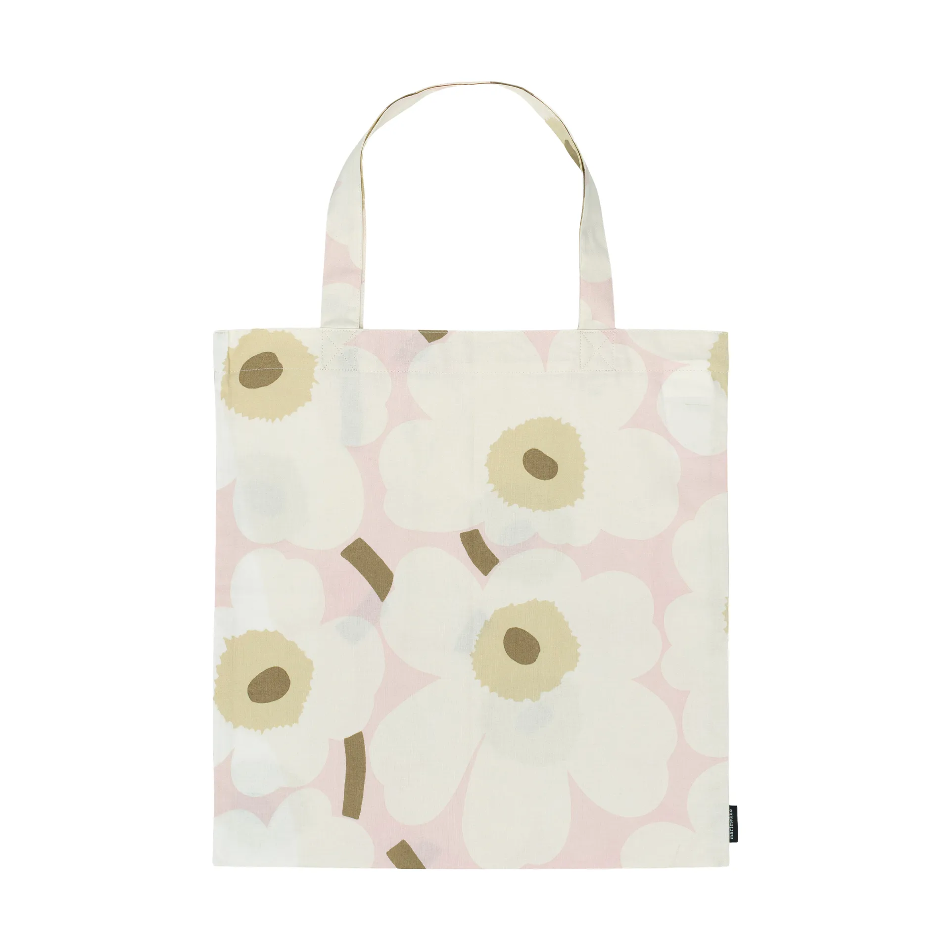 Pieni Unikko Tasche 44x43 cm, Pink-off white-sand Marimekko