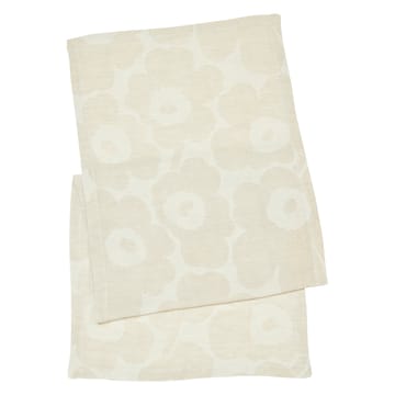 Pieni Unikko Tischläufer beige-schwarz-weiß - 47 x 150cm - Marimekko
