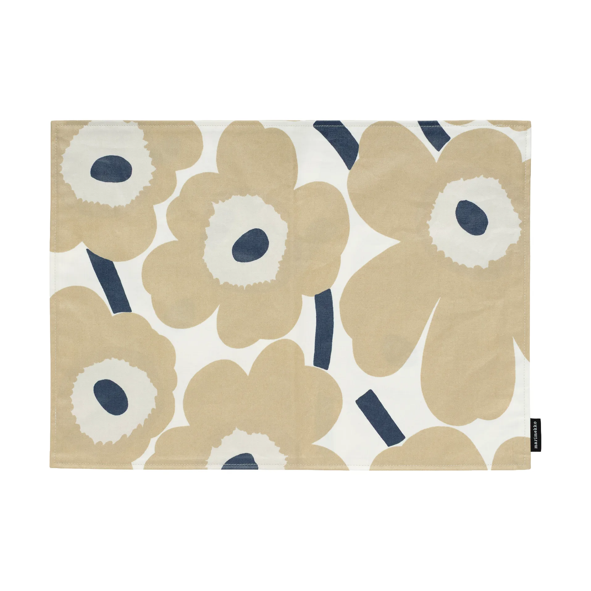 Pieni unikko Tischset Acryl, Off white-beige-dark blue Marimekko