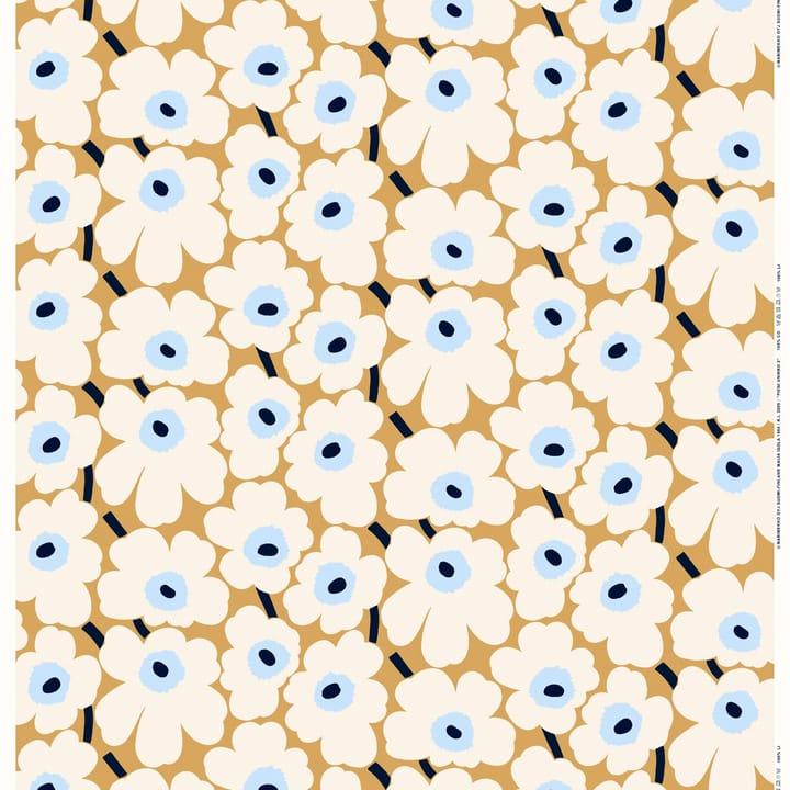 Pieni Unikko Wachstuch - beige-offwhite-blau - Marimekko