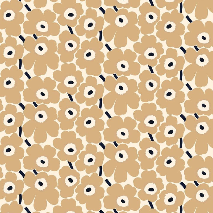 Pieni Unikko Wachstuch - Naturweiß-beige-dunkelblau - Marimekko