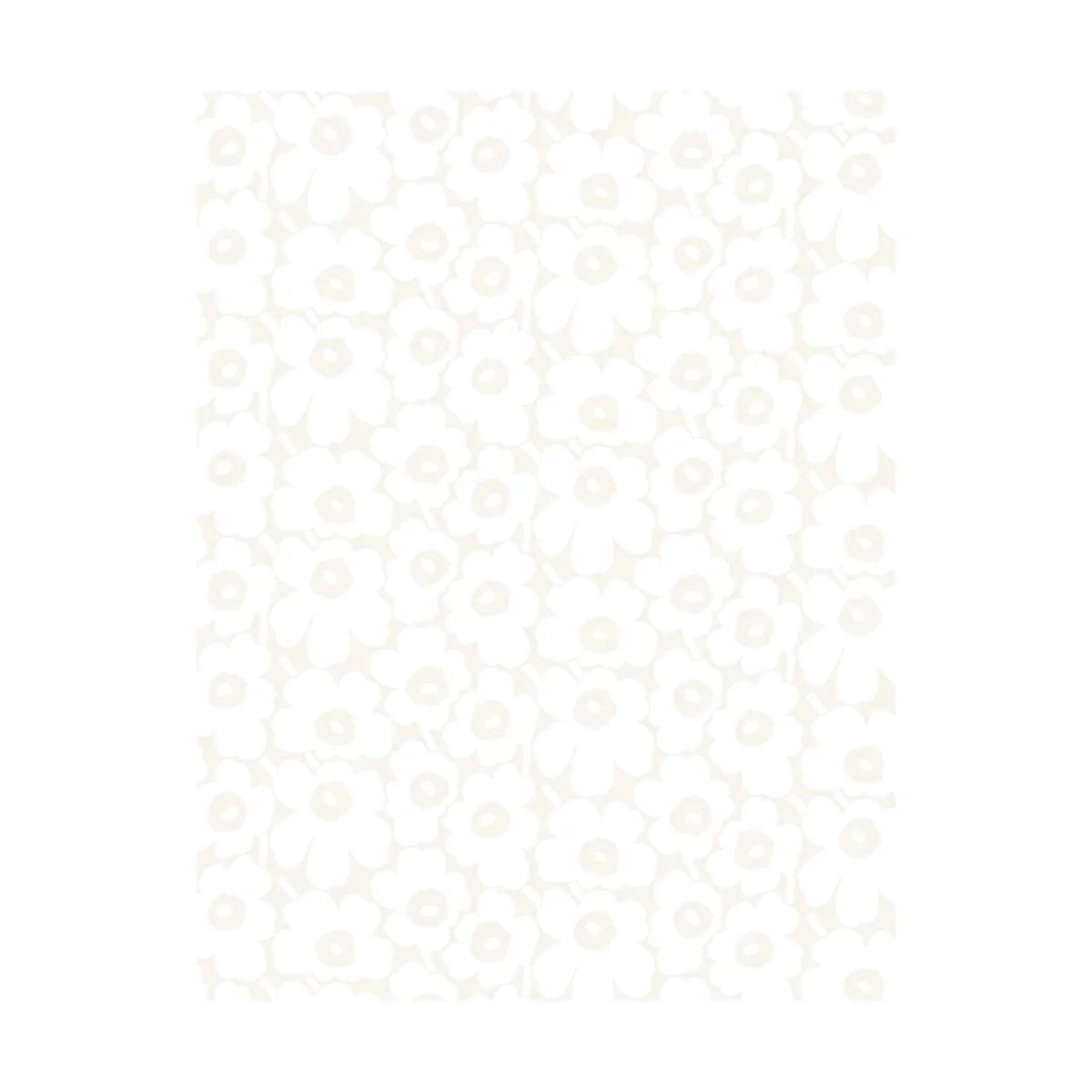 Marimekko Pieni Unikko Wachstuch White