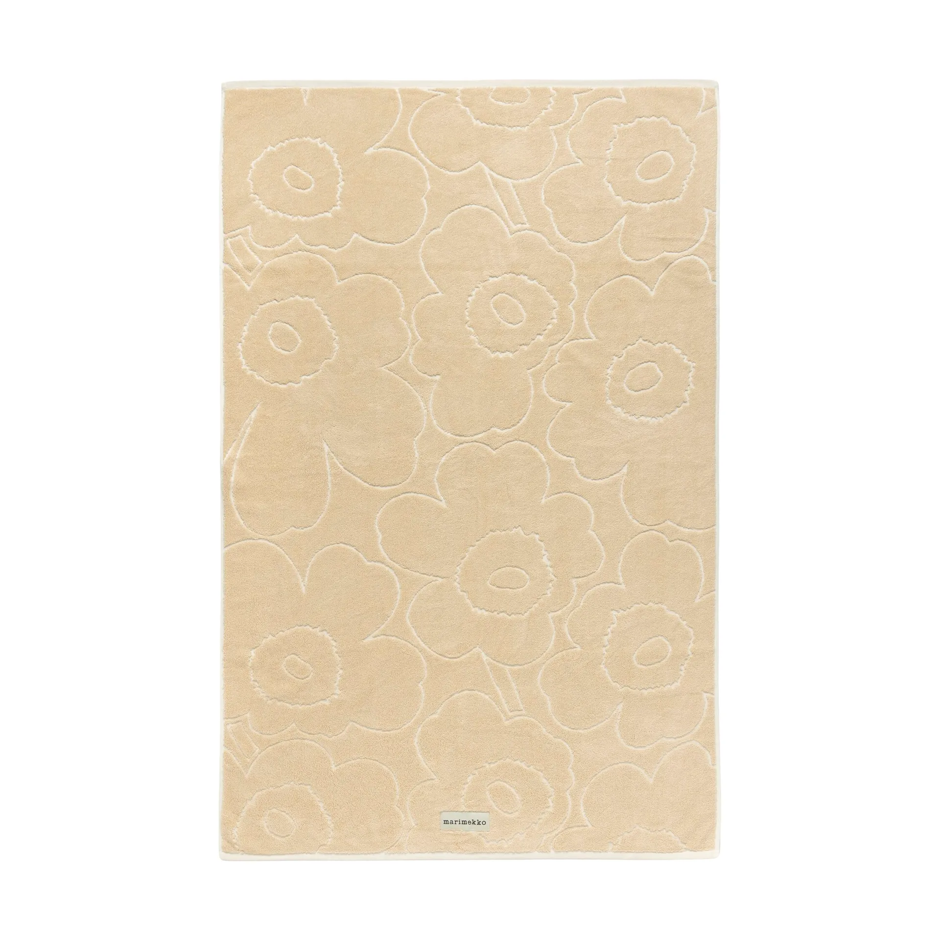 Piirto Unikko Badetuch 100x160 cm, Beige Marimekko