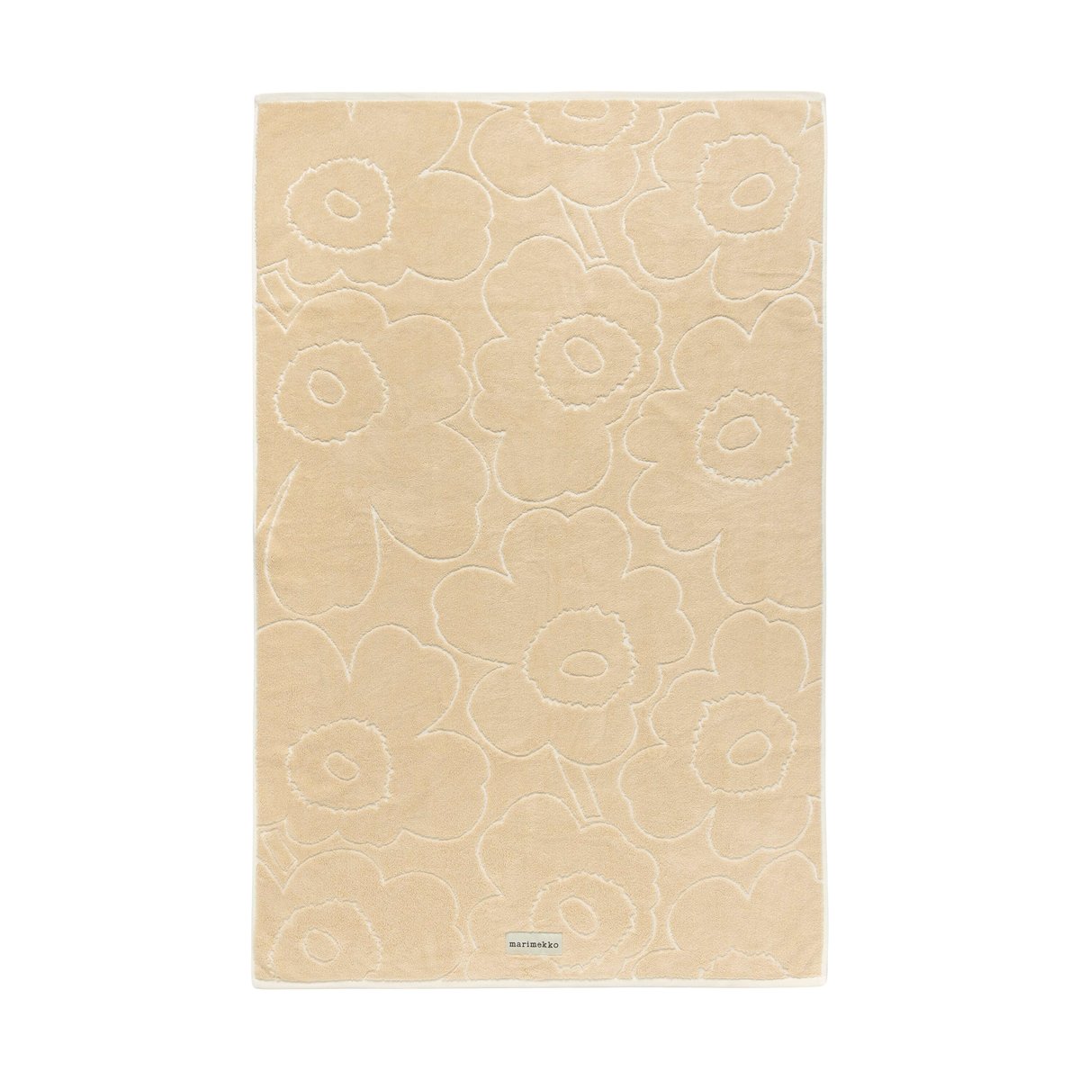 Marimekko Piirto Unikko Badetuch 100x160 cm Beige