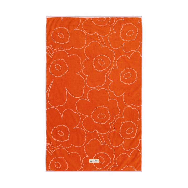 Piirto Unikko Badetuch 100x160 cm - Burnt orange-pink - Marimekko