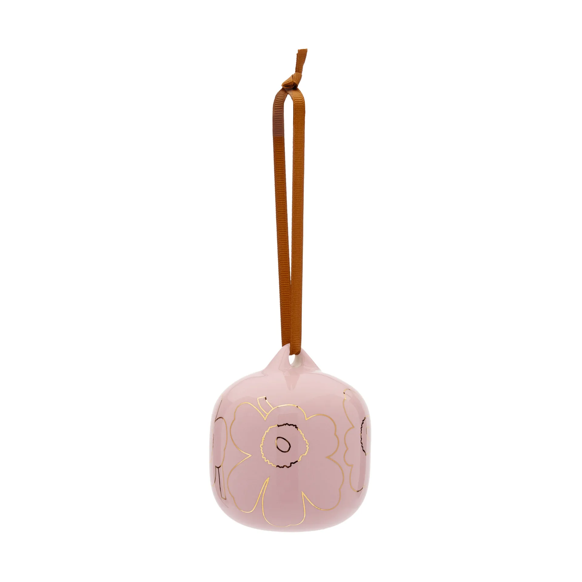 Piirto Unikko Dekorationsanhänger, Pink-Gold Marimekko