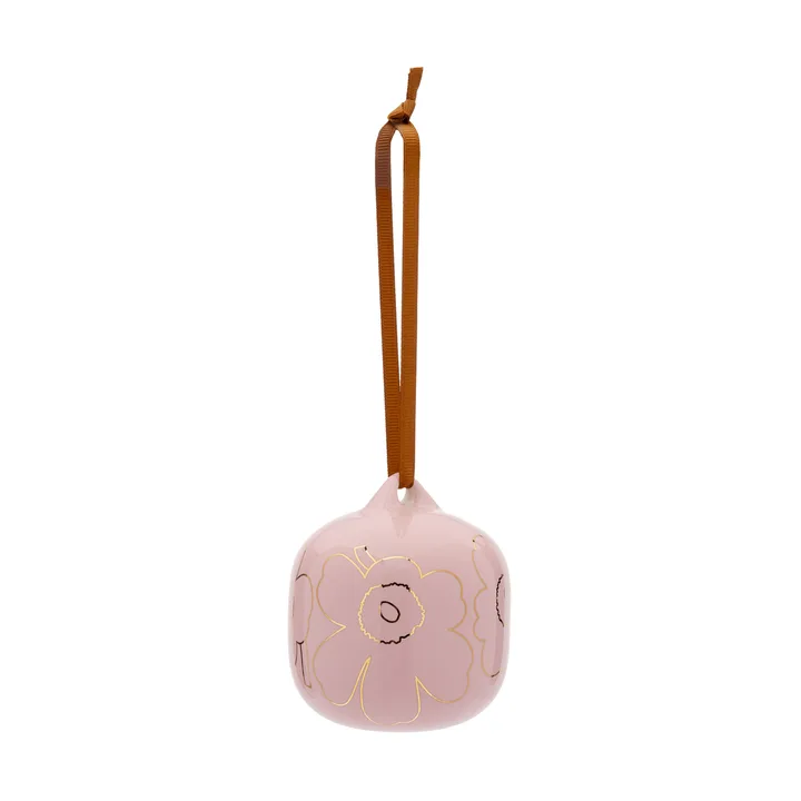 Piirto Unikko Dekorationsanhänger - Pink-Gold - Marimekko