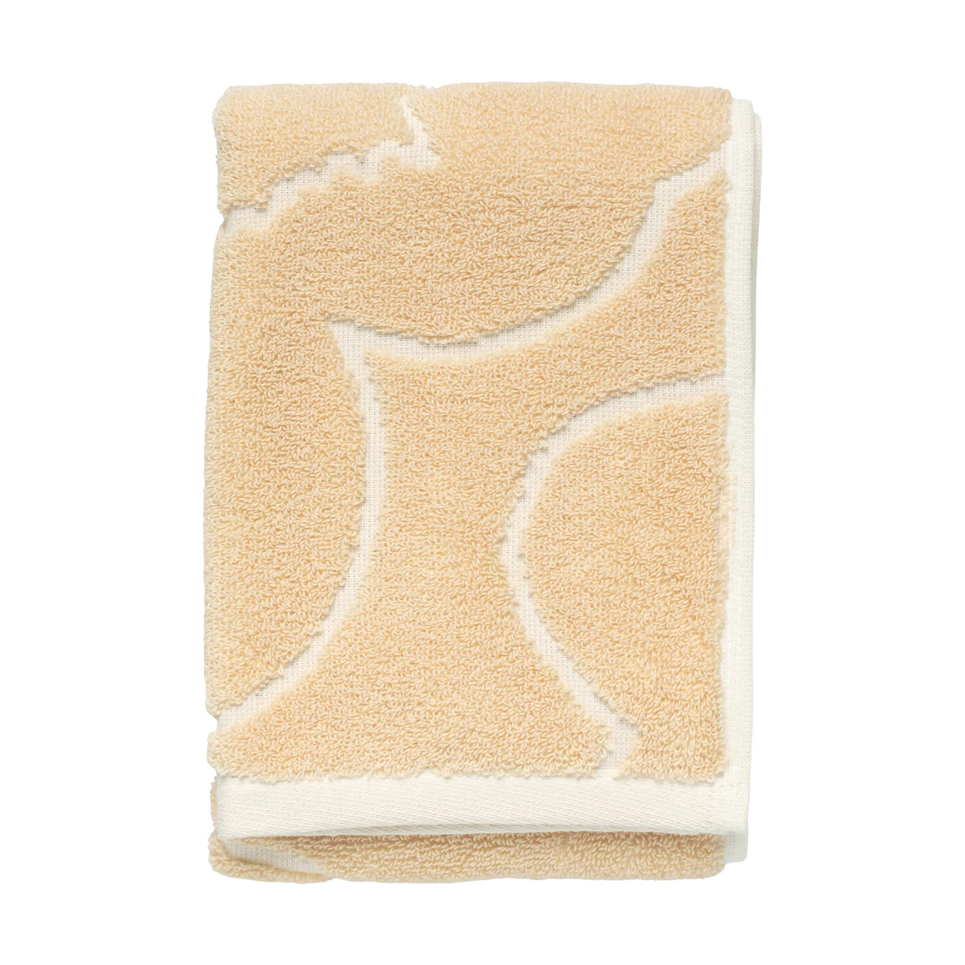 Piirto Unikko Gästehandtuch 30x50 cm, Beige Marimekko