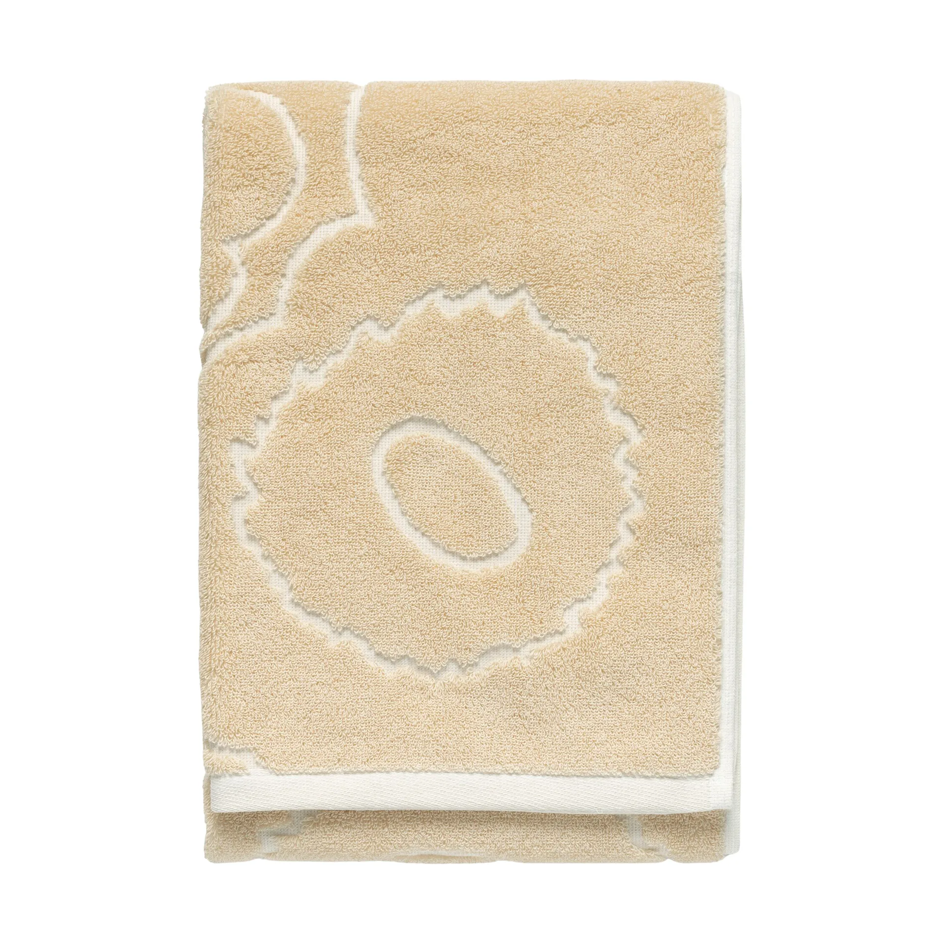 Piirto Unikko Handtuch 50x100 cm, Beige Marimekko
