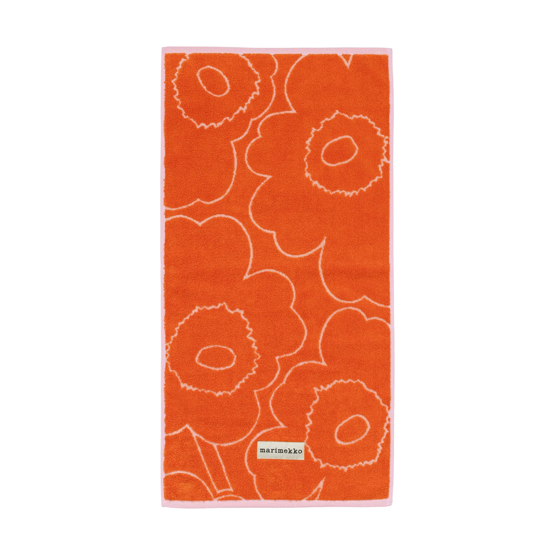Piirto Unikko Handtuch 50x100 cm, Burnt orange-pink Marimekko