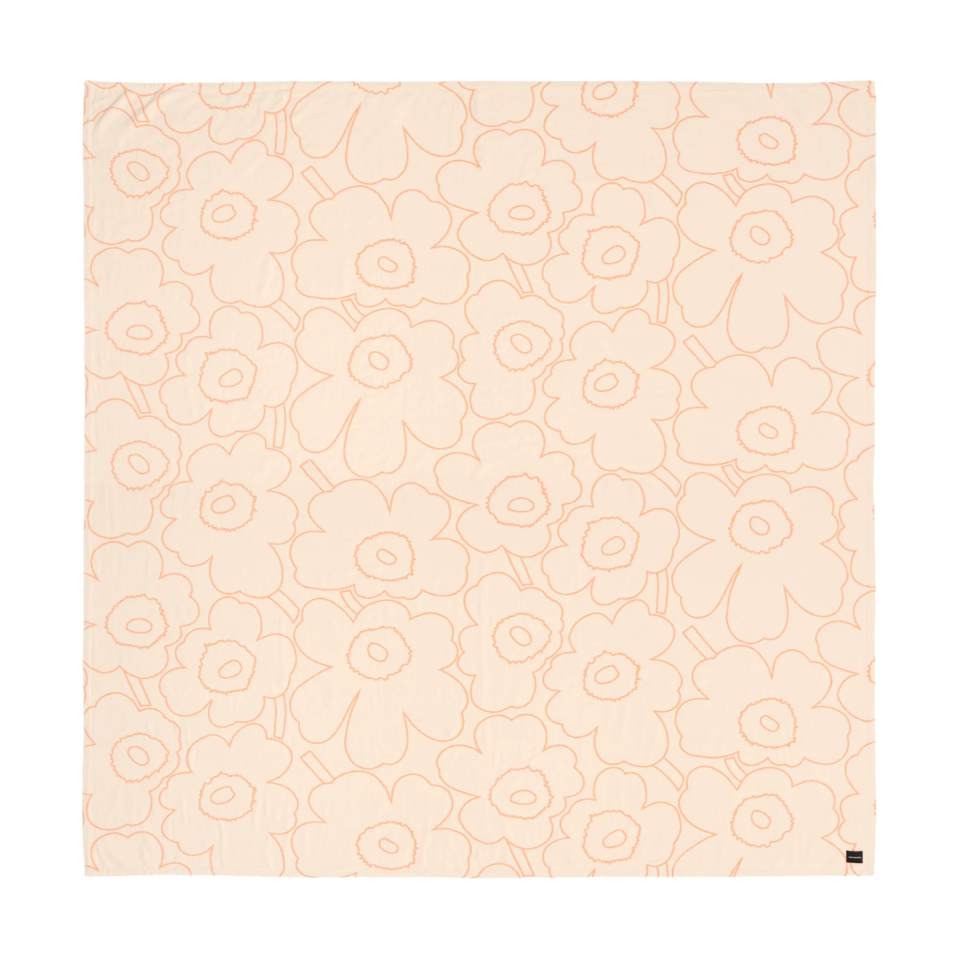 Piirto Unikko Tagesdecke 260x260 cm, Beige Marimekko
