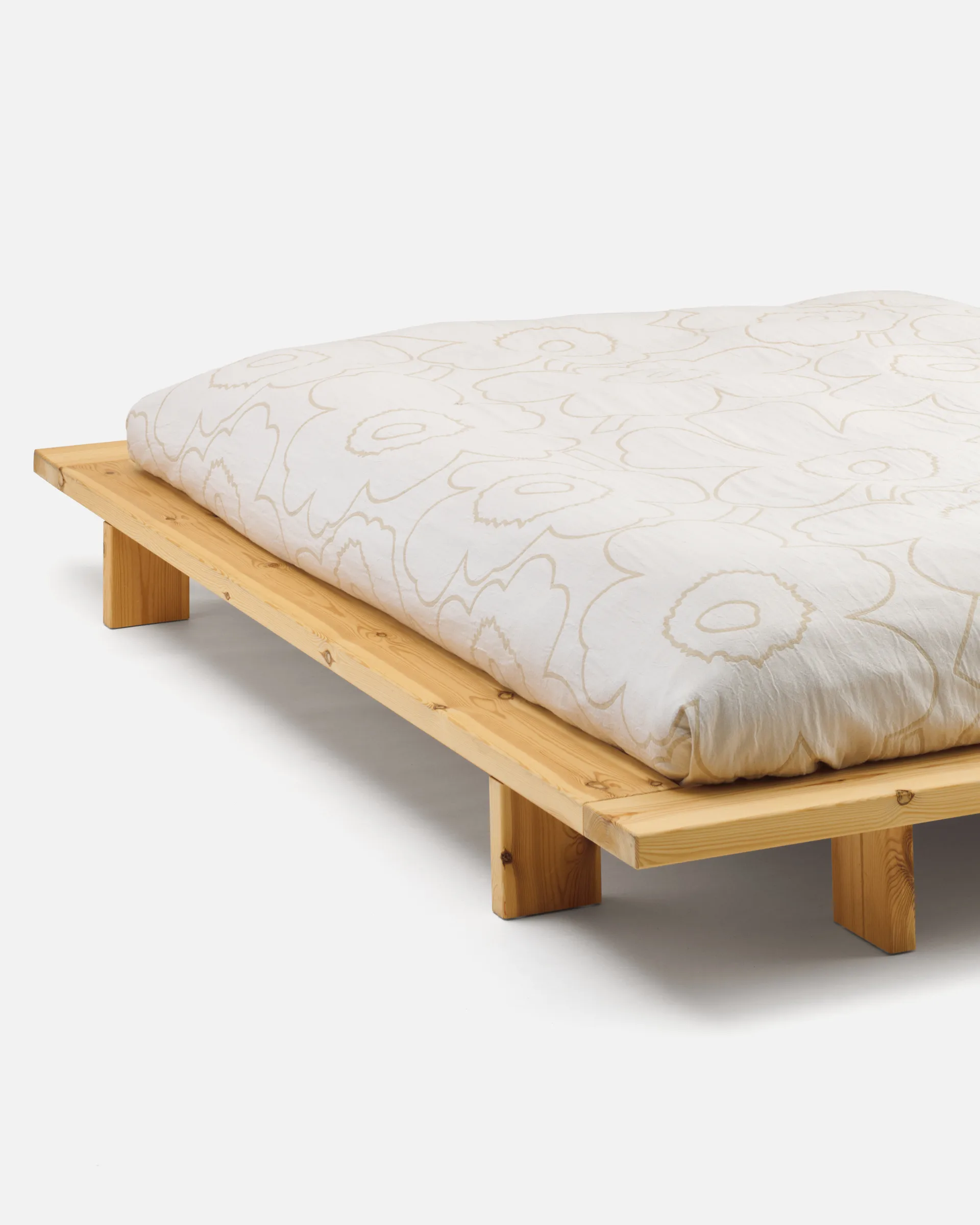 Piirto Unikko Tagesdecke 260x260 cm, Ecru Marimekko