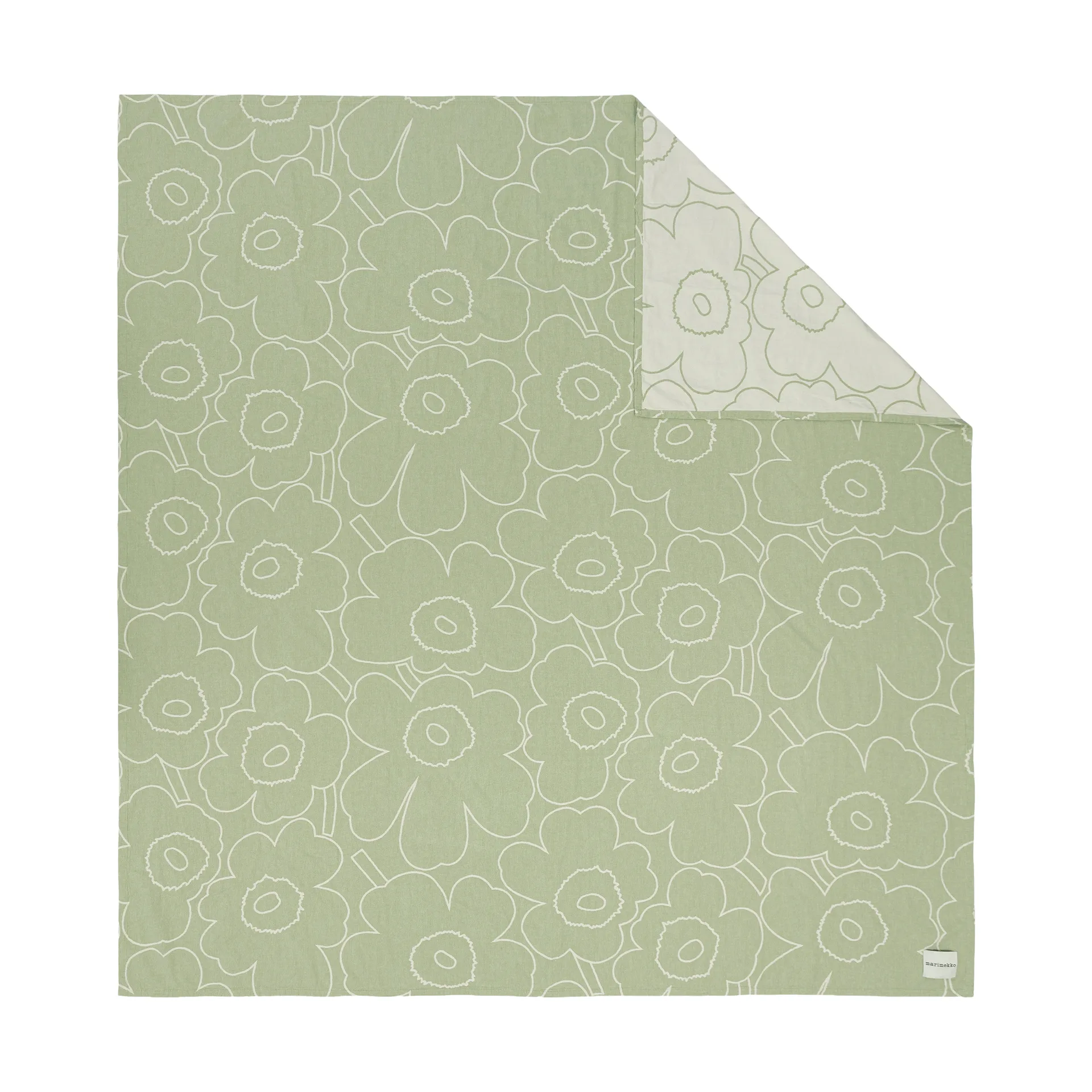 Piirto Unikko Tagesdecke 260x260 cm, Pear-off white Marimekko