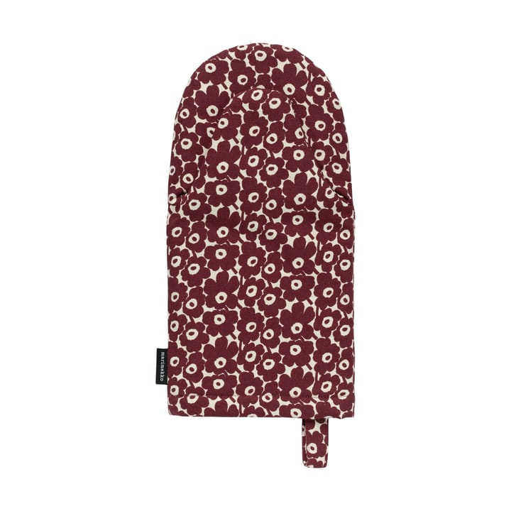 Pikkuinen Unikko Ofenhandschuhe - Linen-burgundy - Marimekko