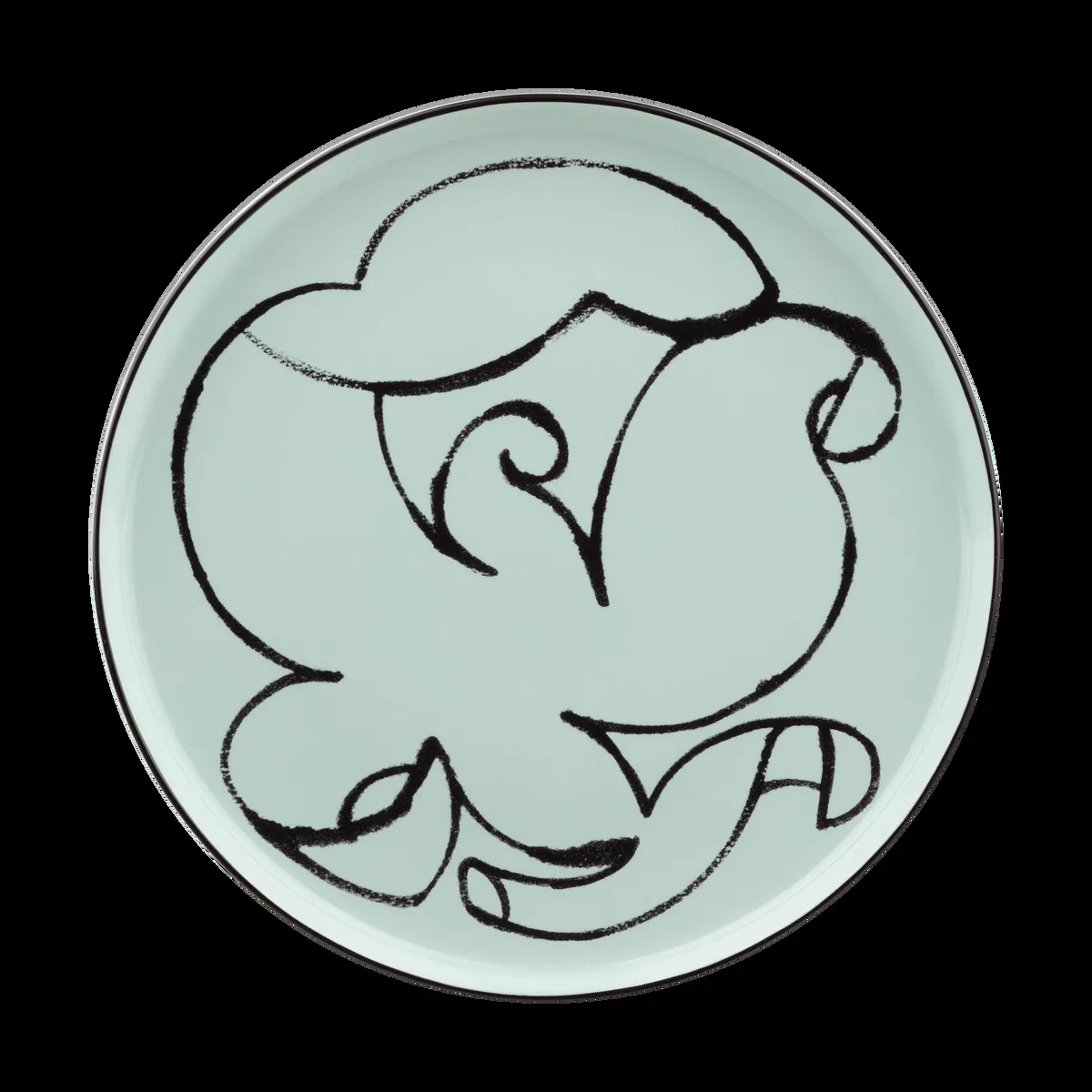 Marimekko Pistilla Teller Ø20 cm Mint-black