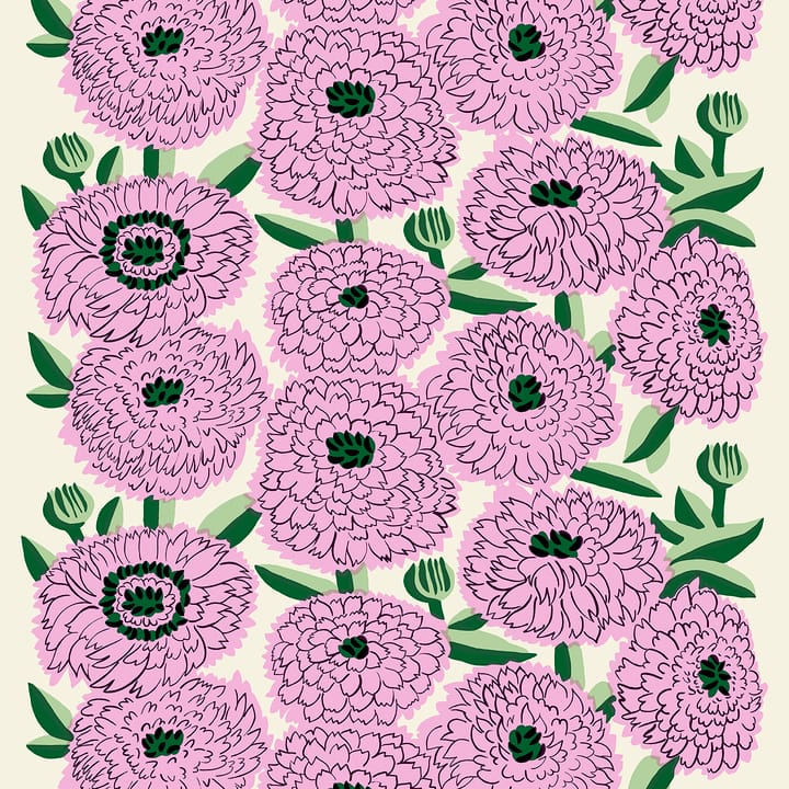 Primavera Wachstuch - Off white-violet-grün - Marimekko