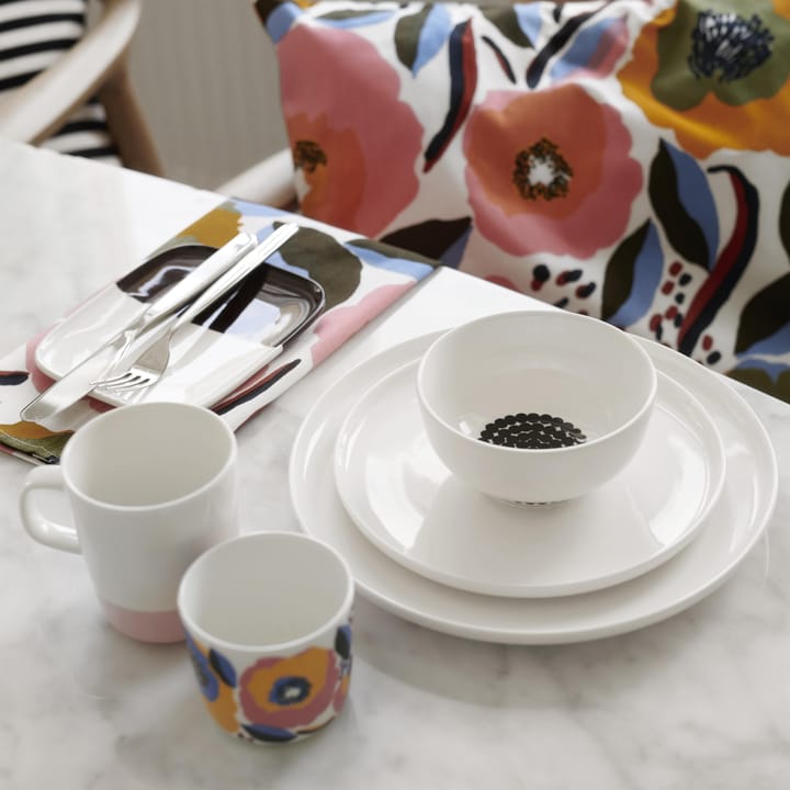 Puolikas Tasse 25 cl - Weiß-rosa - Marimekko