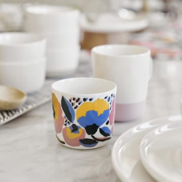 Puolikas Tasse 25 cl - Weiß-rosa - Marimekko