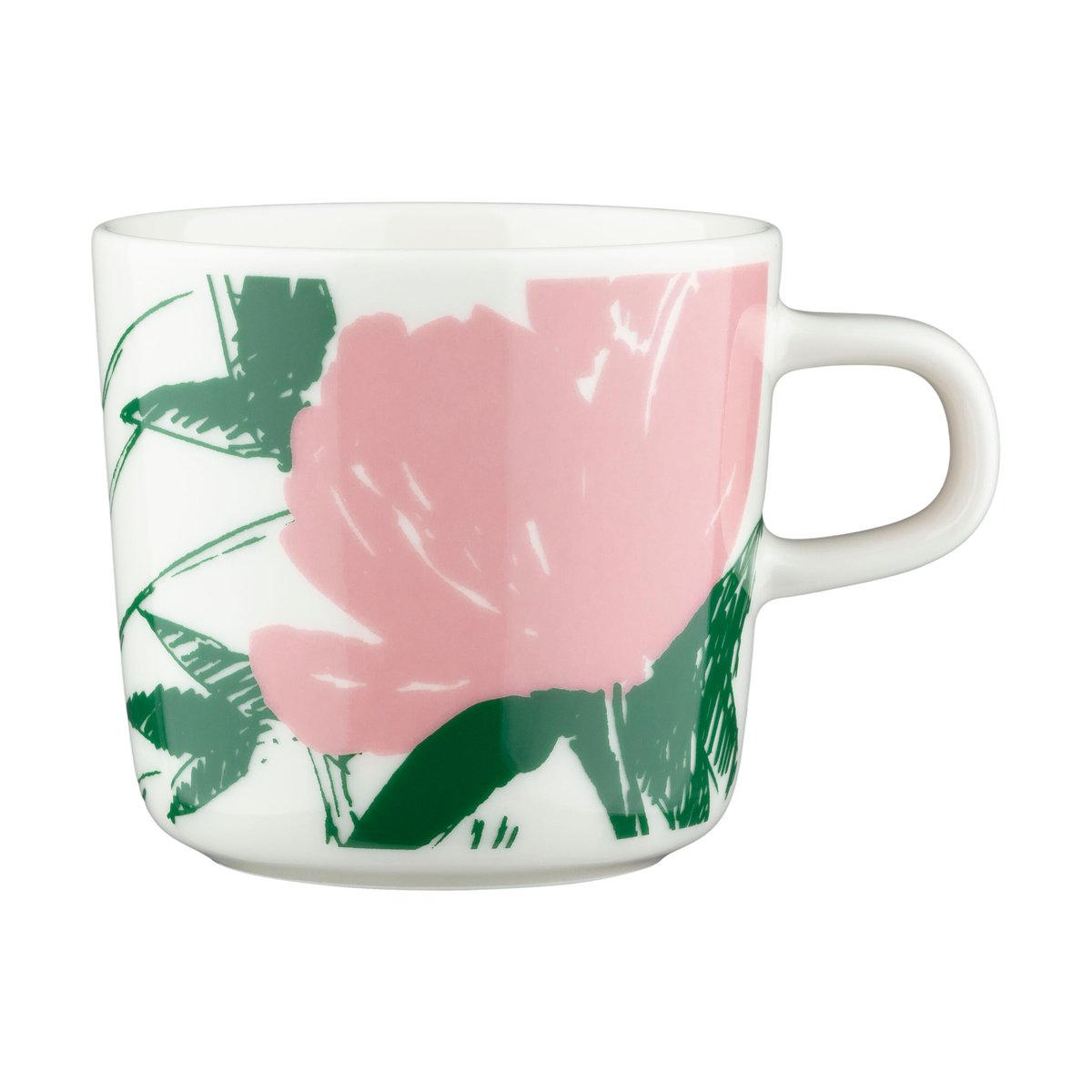 Marimekko Puutarhakutsut Kaffeetasse 20 cl White-green-orange