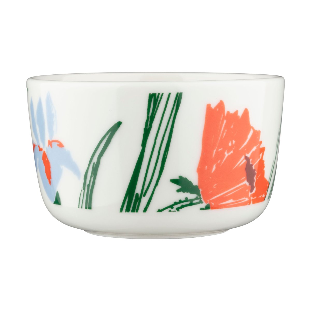Marimekko Puutarhakutsut Schale 2,5 dl White-green-orange