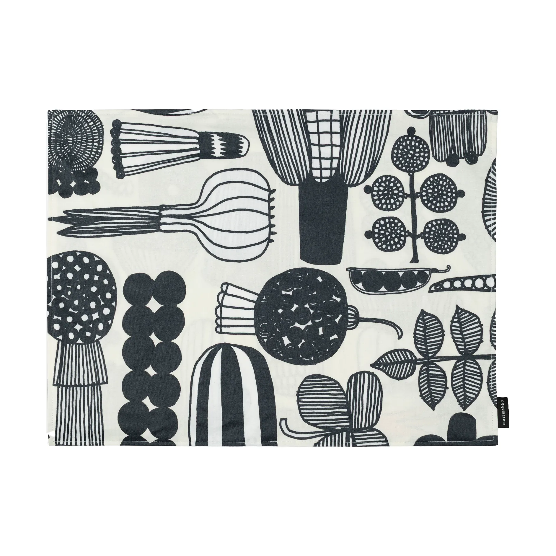 Puutarhurin parhaat Tischset 31x42 cm, White-black-orange Marimekko