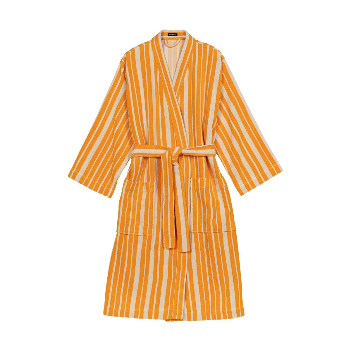Marimekko Raide Bademantel yellow L