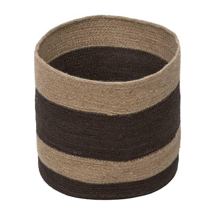 Raita Jutekorb, Jute-braun Marimekko