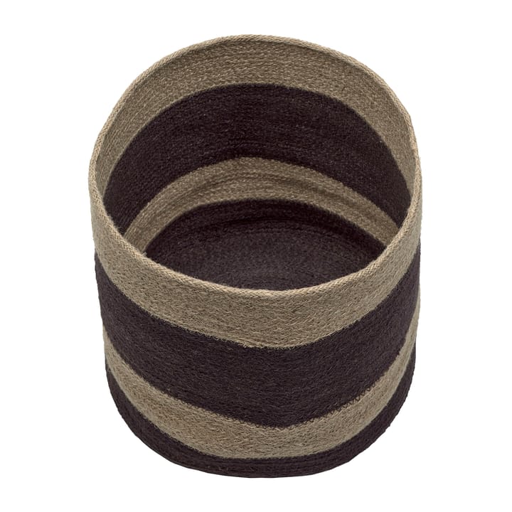 Raita Jutekorb, Jute-braun Marimekko