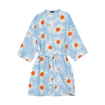 Rakastaa ei rakasta Bademantel - Orange-Off-white-light blue - Marimekko