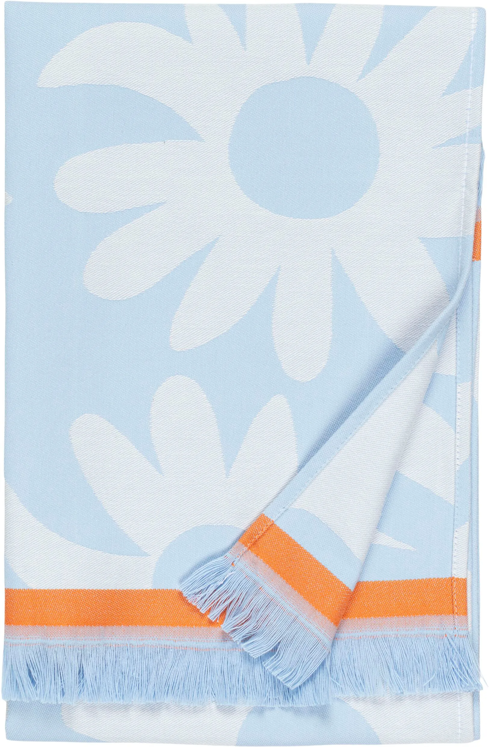 Rakastaa ei rakasta Hamam Handtuch 45x92 cm, Orange-Off-white-light blue Marimekko