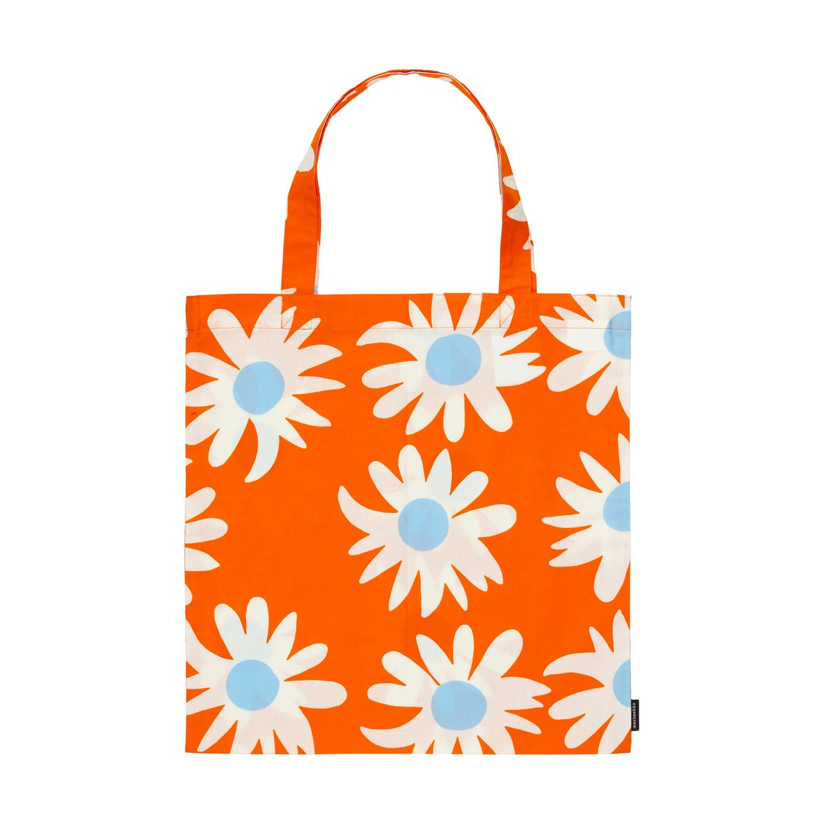 Marimekko Rakastaa ei rakasta Tasche 44x43 cm Orange-Off-white-light blue