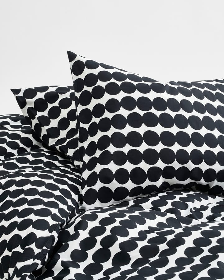 Räsymatto Deckenbezug 210 x 150cm - Schwarz-weiß - Marimekko