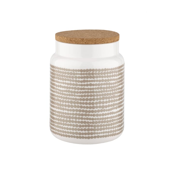 Räsymatto Dose 1,2 l - Beige-Weiß - Marimekko