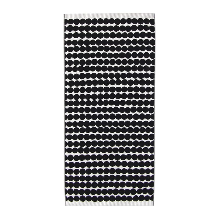 Räsymatto Handtuch schwarz - Badetuch 70 x 150cm - Marimekko