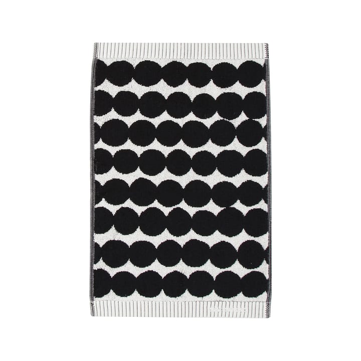 Räsymatto Handtuch schwarz - Gästehandtuch 30 x 50cm - Marimekko