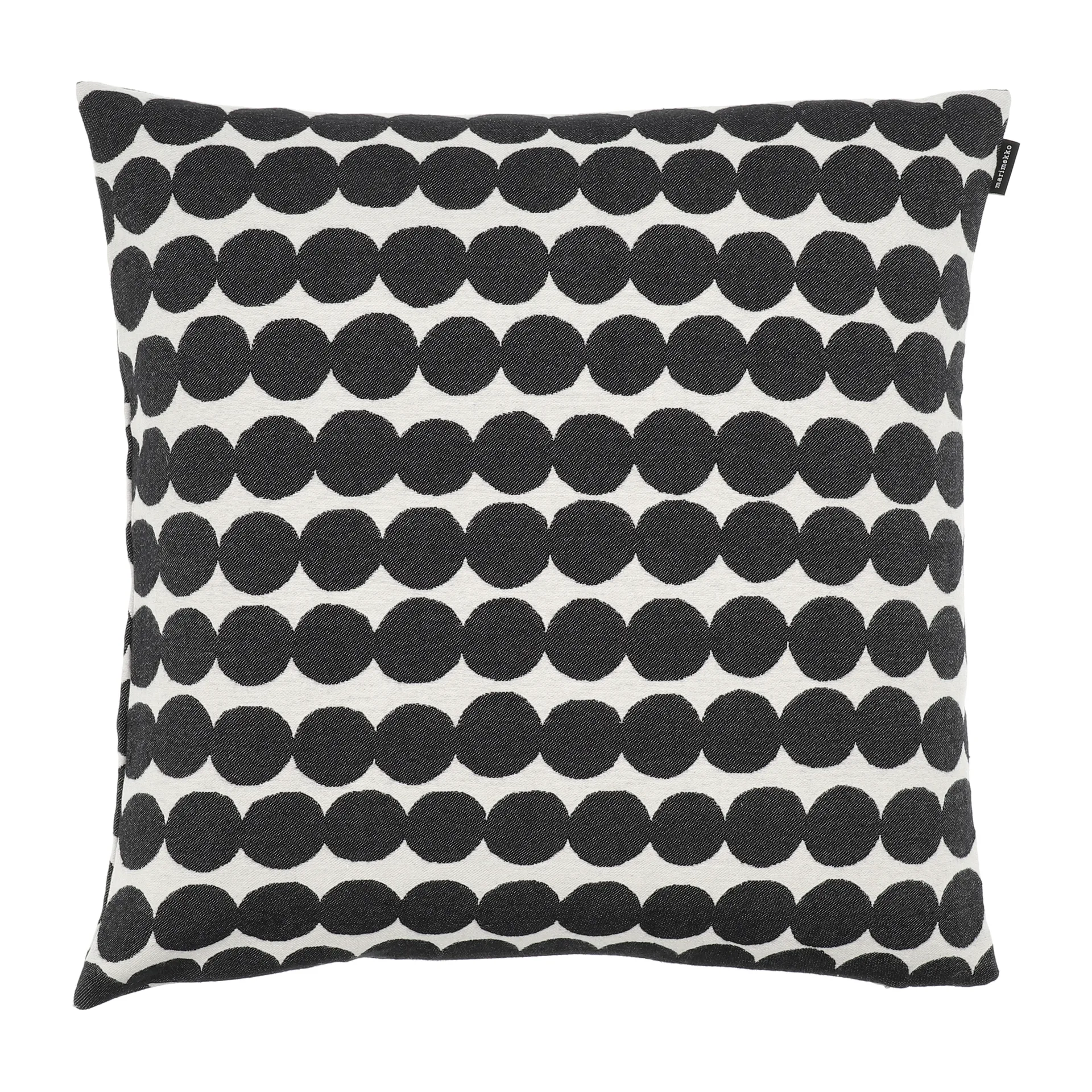 Räsymatto Kissenbezug 50x50cm, Weiß-schwarz Marimekko
