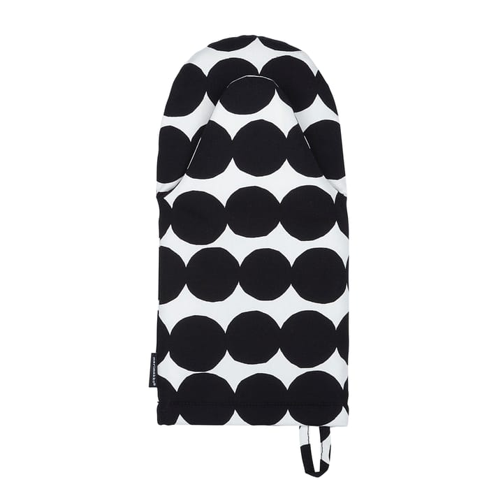 Räsymatto Ofenhandschuh, Schwarz-weiß Marimekko