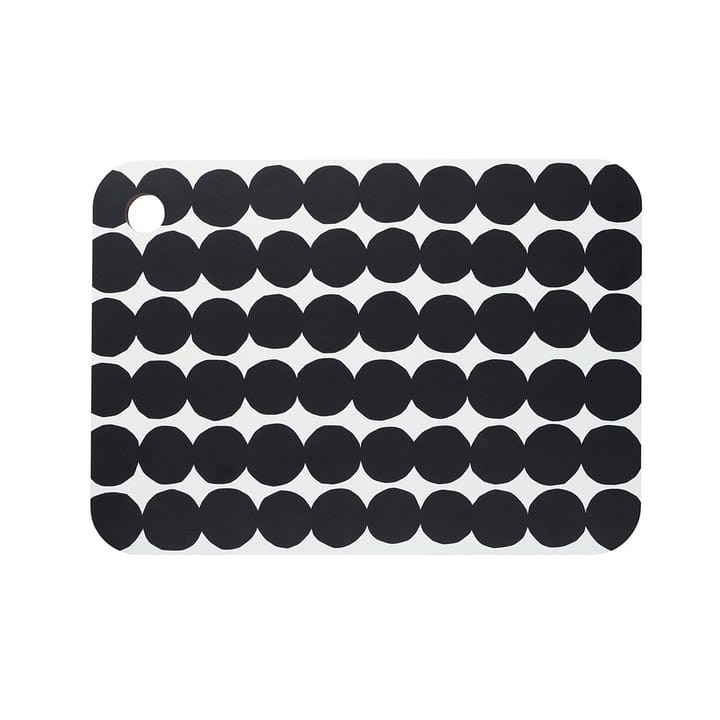 Räsymatto Schneidebrett, Schwarz-weiß Marimekko