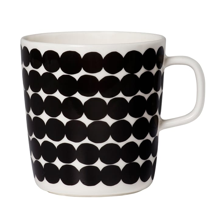Räsymatto Tasse 40 cl - Schwarz-weiß - Marimekko